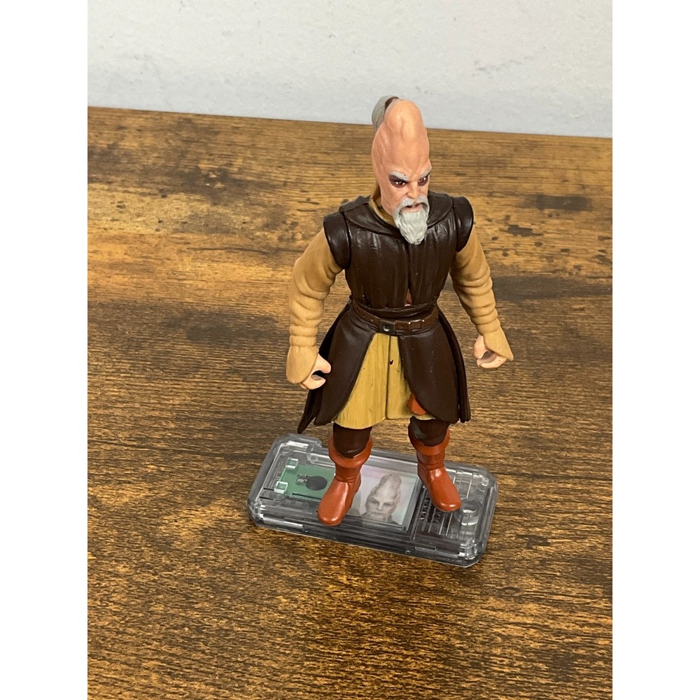 Star Wars Episode I Ki-Adi-Mundi 3.75" Figure CommTech Chip No Saber